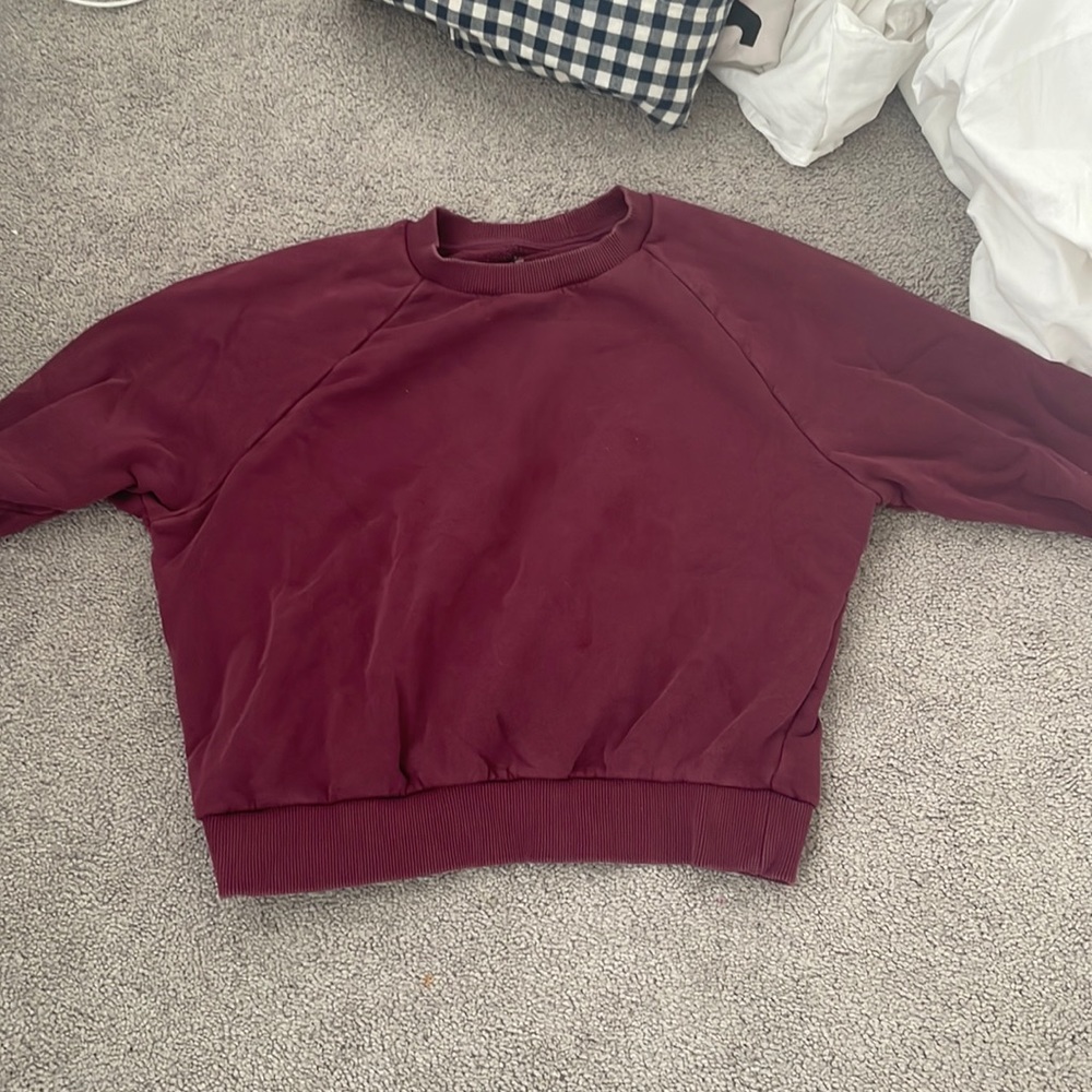 X Karla burgundy sweatshirt